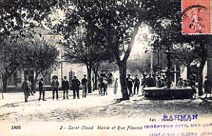 2407- Saint-Cloud - Mairie et Rue Fleurus - 1905 